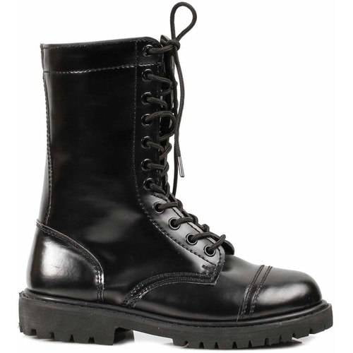 cheap black combat boots womens