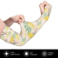 thumbnail image 2 of Fuzoiu Lemon Leaves Print Cooling Sleeves for Sun Protection,UV Cooling Sleeves,Cooling Arm Sleeves for Men & Women,Ideal for Outdoor Activitie, 2 of 7