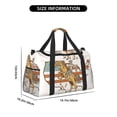 thumbnail image 3 of Fotbe Vintage Wild West Cowboy Bolsa de Viaje con Estampado, Bolsa de Fin de Semana para Mujer con Compartimento para Zapatos, Bolsa de Gimnasio con Bolsillo Húmedo, 3 of 7
