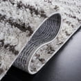 thumbnail image 5 of SAFAVIEH Berber Dayna Abstract Polyester Shag Area Rug, Grey/Dark Grey, 9' x 12', 5 of 8