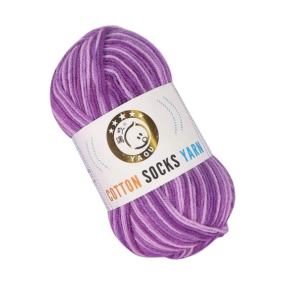 KCEHTA Cotton Crochet Yarn, Chunky Yarn Hand Knitting Multicolor Yarn for Knitting, Crochet, Weaving, Arts & Crafts