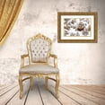 thumbnail image 3 of Jaynes Gallery 24x17 Gold Ornate Wood Framed with Double Matting Museum Art Print Titled - Wyoming-Yellowstone National Park Bison in snow, 3 of 4
