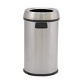 thumbnail image 3 of Design Trend Poubelle Commerciale Ronde en Acier Inoxydable avec Couvercle Ouvert 65 Litres / 17 Gallons, Argent, 3 of 3
