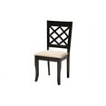 thumbnail image 3 of Baxton Studio Lexi Modern Beige Fabric and Dark Brown Finished Wood 5-Piece Dining Set, 3 of 7