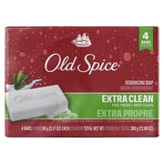 Old Spice Bar Soap for Men Fiji with Palm Tree Scent, 4 Ct