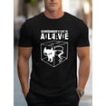 thumbnail image 1 of Playera Hombre The LabelMen's Casual Cotton T-Shirt - Short Sleeve, Round Neck with Unique Cat & Letter Design - Perfect for Summer Leisure & Sports Tee For Adult, Men, Women, Teen, Teenager, Adoles, 1 of 6