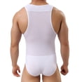 thumbnail image 6 of hopeusnice Men's Solid Color Sportswear Clearance Comfyfit Workout Exercise Gymwear Sleeveless Jumpsuits Loose Loungewear Casual Fall Lightweight Pants Clothing for Male, 6 of 8