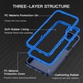 thumbnail image 5 of Petocase for Samsung Galaxy A16 5G Case,Shockproof Dust/Drop Proof 3-Layer Protective Heavy Duty Durable Rugged Hybrid Cover for Galaxy A16 5G,Navy Blue, 5 of 6