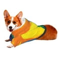 thumbnail image 2 of Bingfone Rainbow Colored Dog Clothes Hoodie, Pet Winter Coat,Puppy Sweatshirts For Small Dogs Boy Girl,Suitable For All Breeds-Xx-Large, 2 of 9