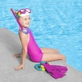 thumbnail image 4 of Juego De Snorkel Buceo Infantil Bestway 7 Años Morado Aletas Ajustables Comódas, 4 of 4