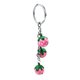 thumbnail image 4 of unbranded Llavero Rosa Con Campanas Y Colgante De Fresa Para Organizar Llaves Y Carteras, 4 of 8