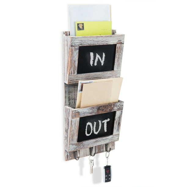 12 slot metal mail sorter