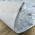 thumbnail image 5 of Ambesonne Nautical Place Mats Set of 4, Seashells Bubble Ocean, Standard Size, Indigo Pale Blue Purple, 5 of 6