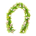 thumbnail image 2 of 6.23 pies Garland Garland Hanging Ornament Props Props Decoración del hogar Garland de primavera artificial para la casa de jardín de inauguración del Estilo B, 2 of 8