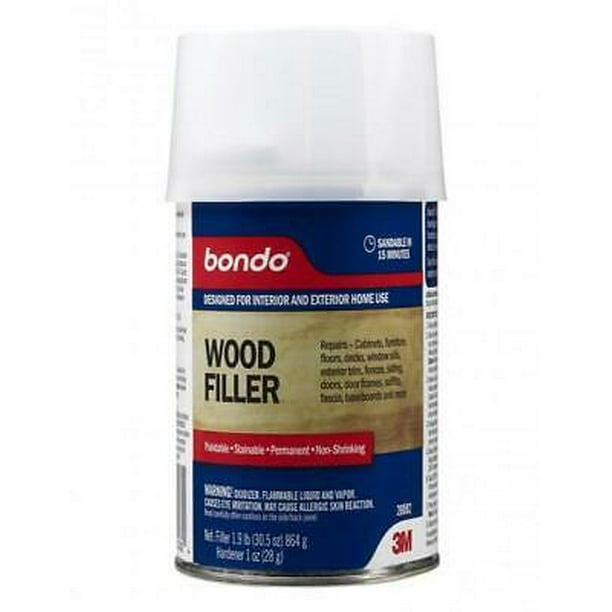 1PK Bondo 20082 Home Solutions Wood Filler, 1 Quarts