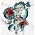 thumbnail image 2 of Betty Boop Cartoon Cutie Tattoo Women's Graphic T Shirt Tees Brisco Brands S, 2 of 6