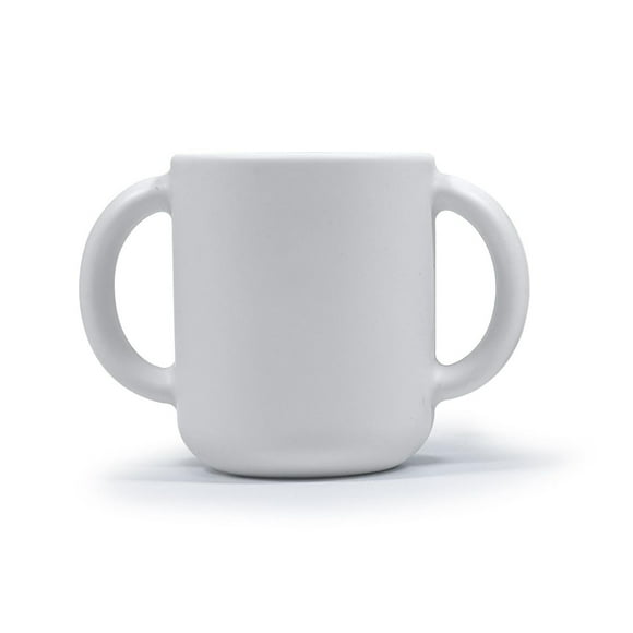 KU Silicup gobelet en silicone avec poignées - Gris