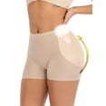 thumbnail image 2 of Women's Butt Lifter Hip Enhance Panties Butt and Hip Enhancer Underwear,2 Hips Pads Body Shaper Seamless Fake Briefs Shorts/Beige Plus Size M-3XL, 2 of 8