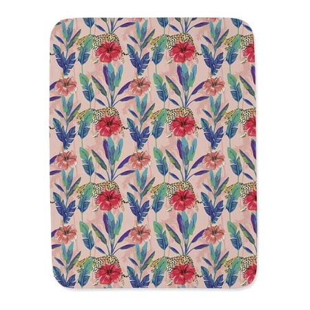 Flowers And Leopards Blanket -Image by Shutterstock,