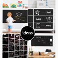 thumbnail image 3 of SZTXJ Chalkboard Contact Paper - 3.28 FT (17.7"W x 39.9"L) Chalkboard Paper Roll - Self Adhesive Chalkboard Wall Sticker - with 5 Chalk Sticks (S), 3 of 5