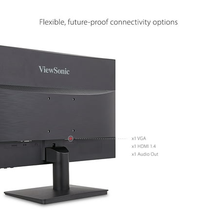 ViewSonic VA1903H 19-Inch WXGA 1366x768p 16:9 Widescreen Monitor with Enhanced View Comfort, Custom ViewModes and HDMI for Home and Office