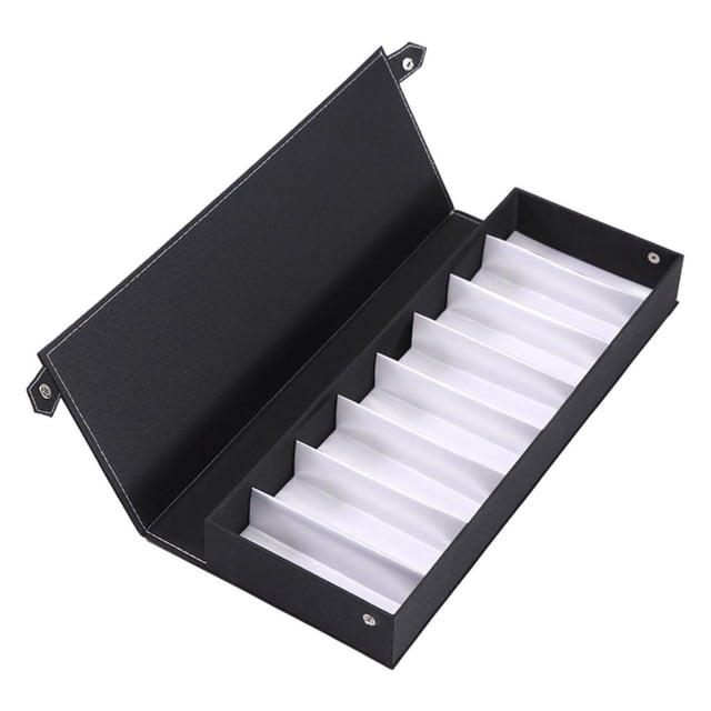 Estuche de almacenamiento para gafas, de cumpleaños, soporte para anteojos múltiple negro, organizador de anteojos, exhibición para anteojos, jinwen Estuche de almacenamiento de anteojos