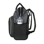Baby Boom Gray Back Pack Convertible Diaper Bag, Unisex, Infant, Toddler