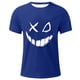 thumbnail image 2 of Camisetas de Cuello de la Tripulación de los Hombres de Poliéster Impreso en Seco Rápido, Cuello Redondo de Corte 3D para Gimnasio, Carrera, Ciclismo Y Ocasional, 2 of 4