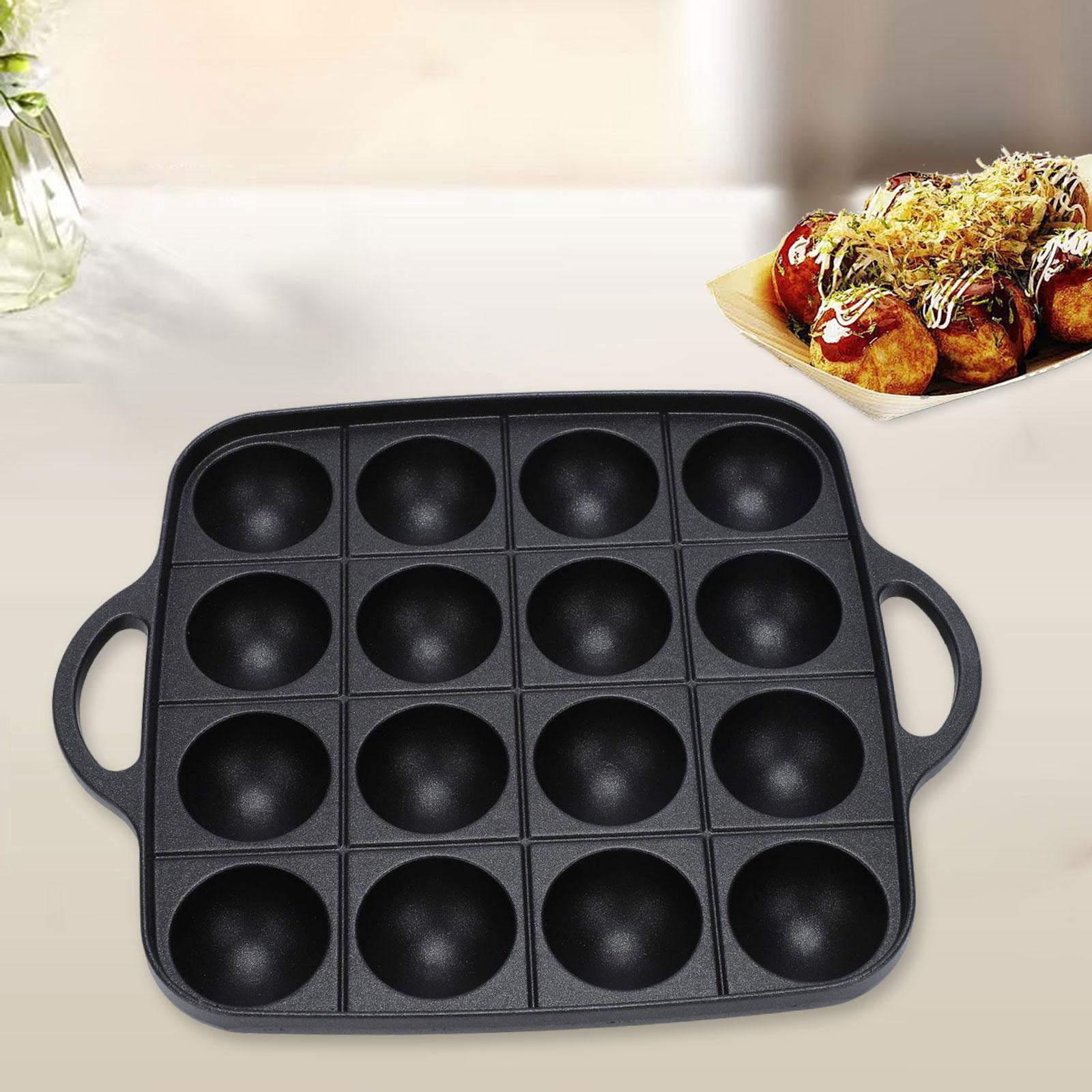 Takoyaki Pan Takoyaki Meatball Grill Portable Nonstick Cookware for Gas Electric Induction Stoves