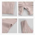thumbnail image 7 of IWRICH Women's High Waist Workout Yoga Shorts Gym Seamless Cycling Scrunch Shorts Lifting Breathable Soft Comfy Activewear Beige XL, 7 of 7