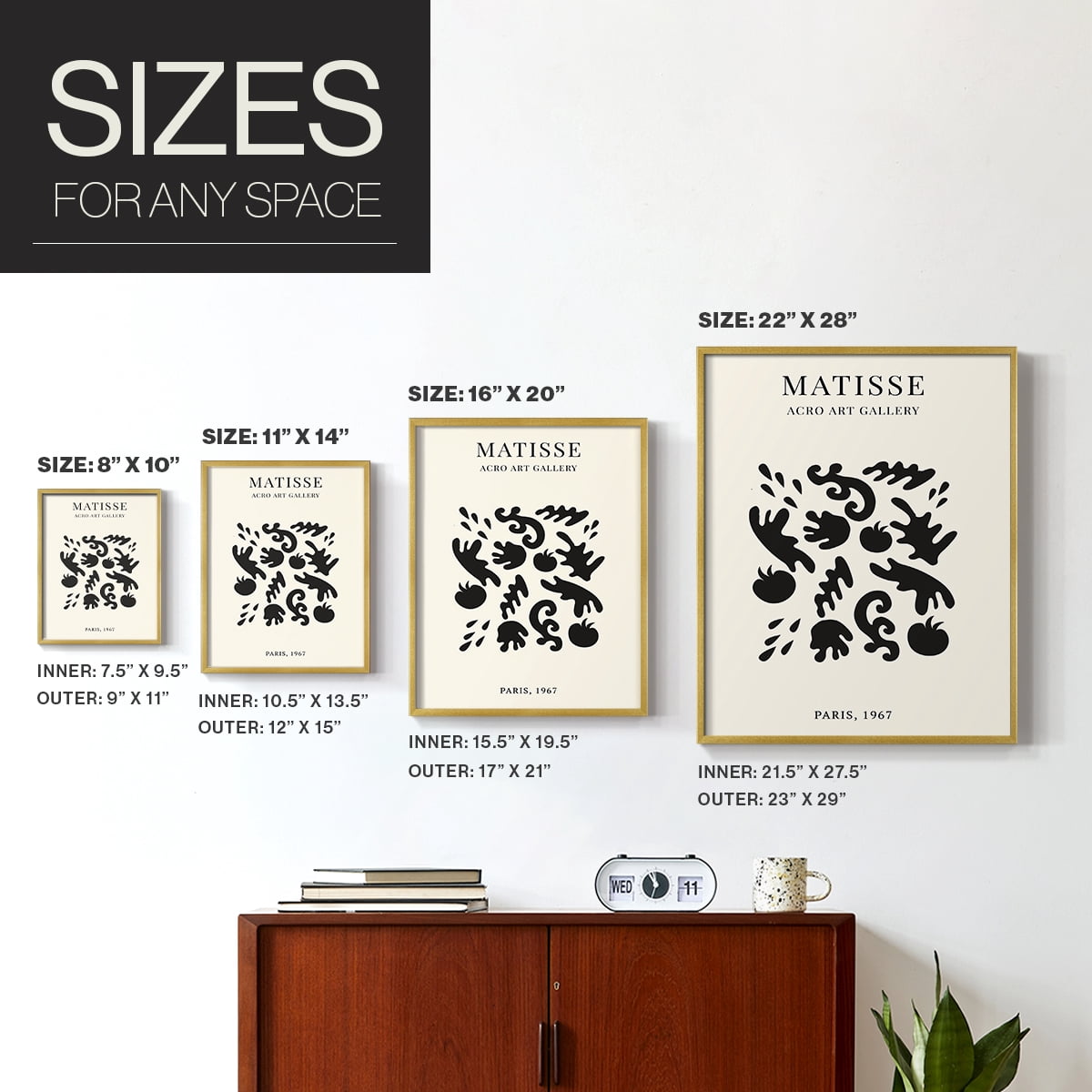 Matisse LXIII Framed Print - Solid Wood