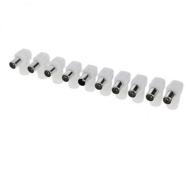 Conector Macho RF De Ángulo Recto Para Antena De TV Por Cable Coaxial 10 Piezas Sunnimix