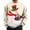 Beige, variant on SXcggal Men's Christmas Snowman Print Pullover Long Sleeve Round Casual Sweatshirt Loose Trendy Warm Men Sweatshirt Top