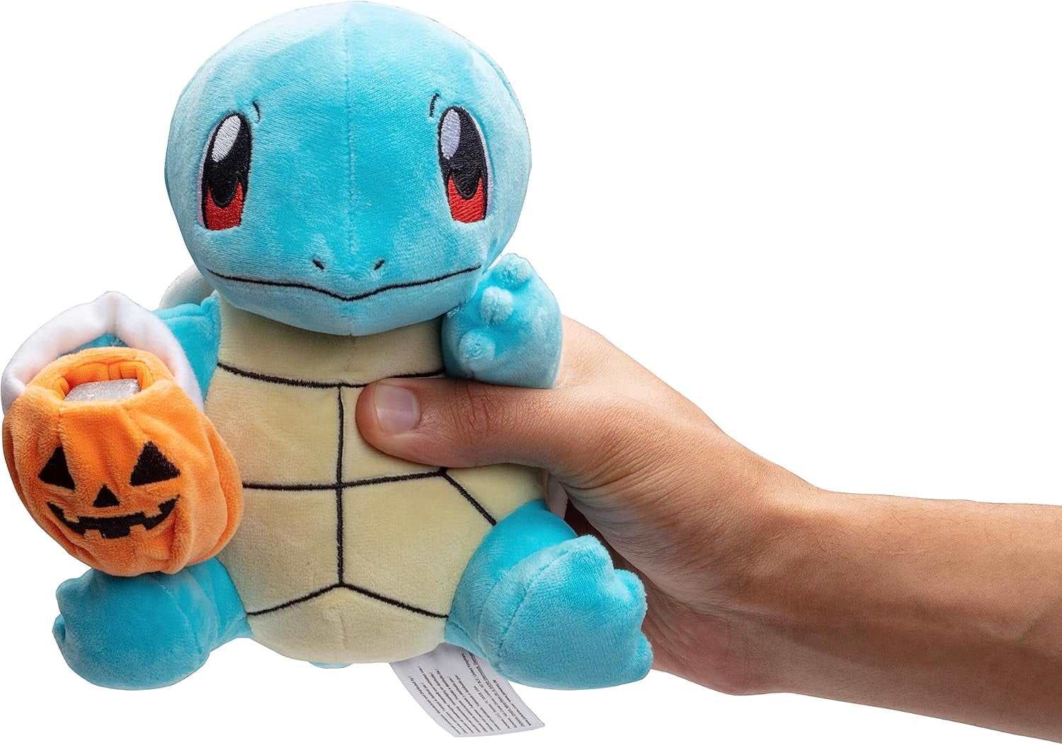 Pokemon Halloween 8" Squirtle Plush with Pumpkin Bag Accessory - 2024 Limited Edition - Officially Licensed - Soft Cute Seasonal Stuffed Animal Toy - Gift for Kids, Boys, & Girls