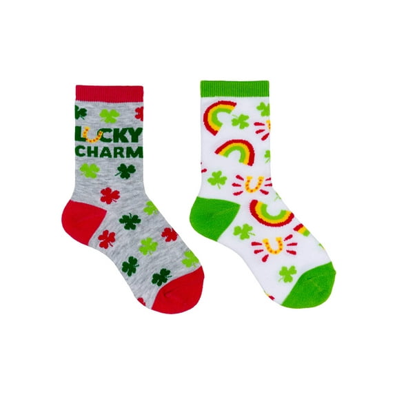 Everything Legwear Kids Lucky Charm 2 Pair Crew Socks