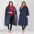 thumbnail image 2 of LOVIVER Warm Changing Robe Jacket Surfing Swimming Windbreaker Fleece Lining Anorak Coat Blue, 2 of 8