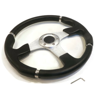 Universal 14inch ABS White Steering Wheel JDM Drift Sport Steering
