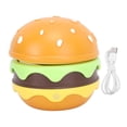 thumbnail image 2 of Hamburger Lamp, USB Rechargeable Desk Lamp Kawaii Adjustable Gooseneck Hose  for Reading, 2 of 8