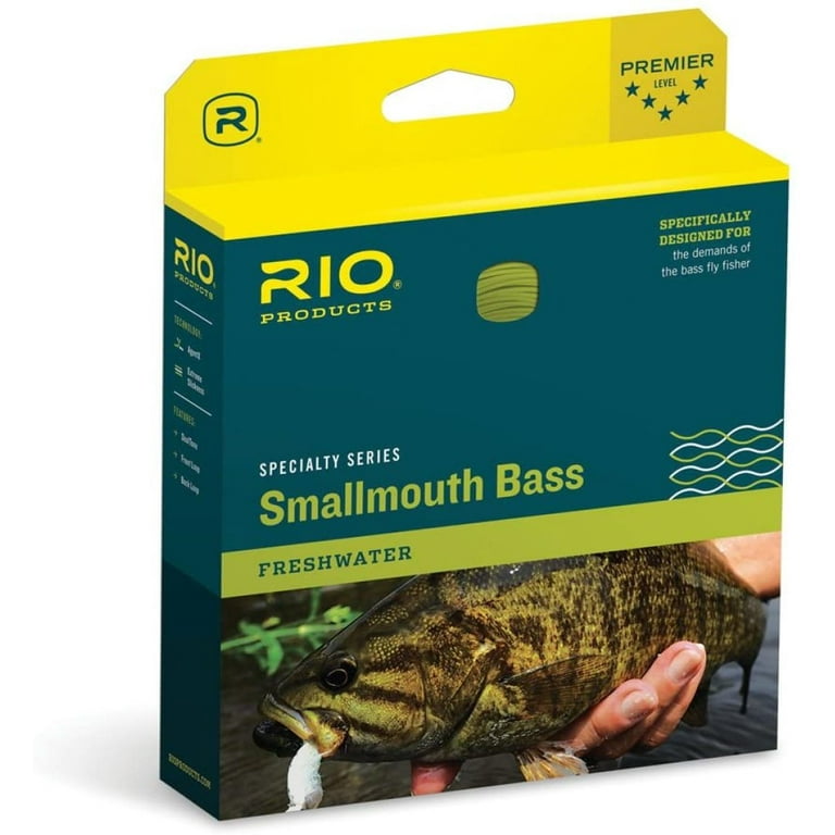 RIO Fly Fishing Fly Line Smallmouth Bass Wf8F Bronze/Beige Fishing