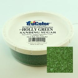 - Ultimate Baker Natural Sanding Sugar (Med. Crystals) Holly Green (1x8oz)