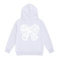 thumbnail image 5 of Ruyang Girls Cute Bowknot Graphic Pullover Hoodies Trendy Preppy Hooded Sweatshirt Oversized Soft Athletic Sweatshirts, 5 of 8