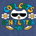 thumbnail image 3 of Instant Message - Earth Day - Cool Cats Don't Litter - Toddler & Youth Girls Short Sleeve Graphic T-Shirt, 3 of 6