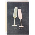 thumbnail image 1 of Hallmark Signature Wedding Card, Bridal Shower Card, Engagement Card (Champagne Flutes), 1 of 7