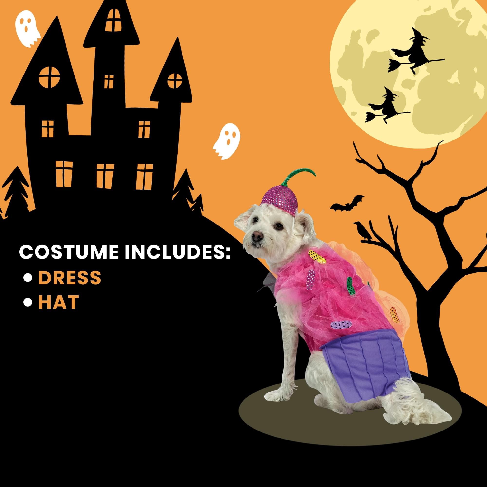 Rasta Imposta Cupcake Dog Pet Costume | Small Unisex - Walmart.com