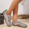 thumbnail image 6 of Willtoo Women's Retro Sneakers Round Toe Lace-Up Low-Top Casual Shoes Faux Suede Non Slip Sole Fashion Walking Tennis Shoes, 6 of 6