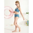 thumbnail image 6 of Uccdo 8-13T Girls Summer Swimsuits, Teenager Big Girls Solid Bikinis Bathing Suit, 2 Pieces, Size 8-13 Years, 6 of 8