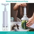 thumbnail image 2 of Jinsinto Mason Jar Sealer and Accessory Hose Compatible with FoodSaver Vacuum, a Manual Portable Pump Can Opener, Kit for Ball Regular & Wide-Mouth, kitchen Tools, White, 2 of 5