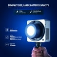 thumbnail image 3 of Neewer HB80C 80W RGBWW LED Video Light w/ Bowens Mount, 72Wh Battery, 100W PD, 2500K-7500K, 18 FX, 10400lux/m, Photography Spotlight, 3 of 9