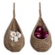 thumbnail image 2 of Twine Onion Basket Hanging for Pantry, Potato Garlic Onion Pantry Storage Baskets, Boho Wall Baskets 4Pcs, 2 of 5