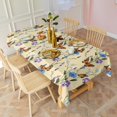 thumbnail image 3 of Butterfly Flower Plant Pattern Rectangle Tablecloth 60"x120",Waterproof Polyester Rectangle Table Cloth, Wipeable Spillproof Polyester Tablecloth for Dining, Camping, Indoor and Outdoor, 3 of 6